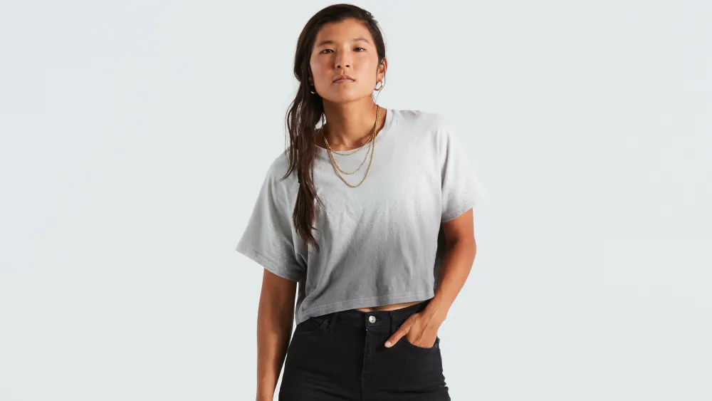 Specialized Women's Short Sleeve Crop T-Shirt>Women Women's Casual Wear·Shirts