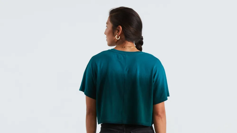 Specialized Women's Short Sleeve Crop T-Shirt>Women Women's Casual Wear·Shirts
