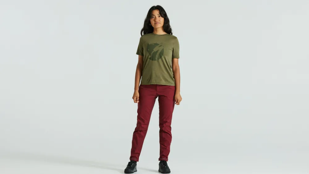 Specialized Women's /Fjällräven Wool Short Sleeve Tee>Women Women's Casual Wear·Shirts
