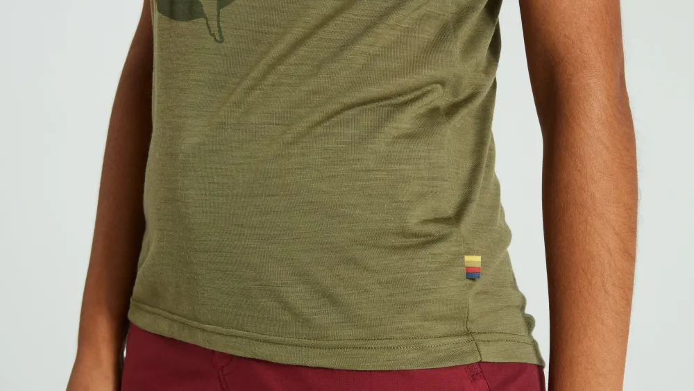 Specialized Women's /Fjällräven Wool Short Sleeve Tee>Women Women's Casual Wear·Shirts