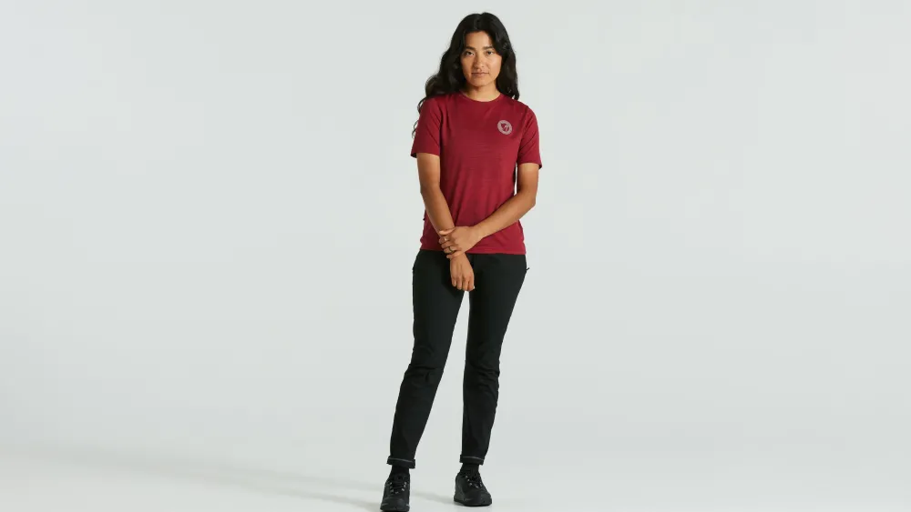 Specialized Women's /Fjällräven Wool Short Sleeve Tee>Women Women's Casual Wear·Shirts